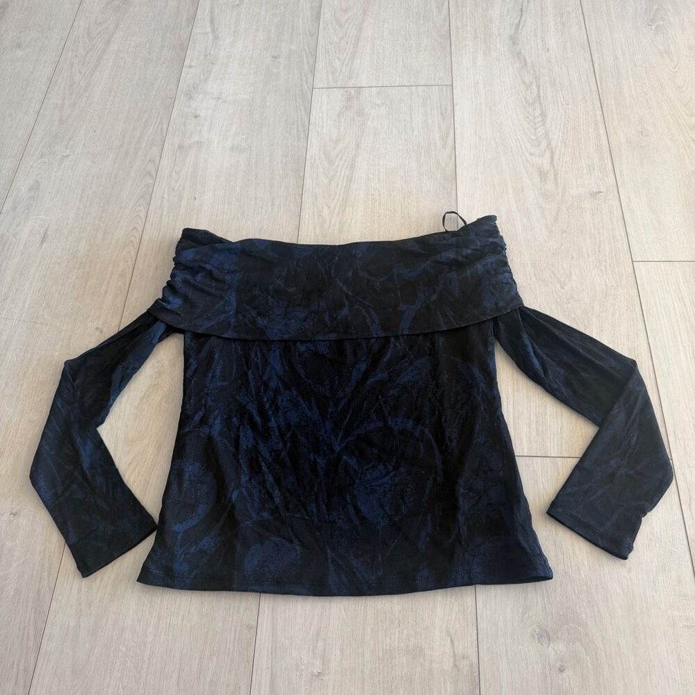 Banana Republic Off-Shoulder Mesh Top size L